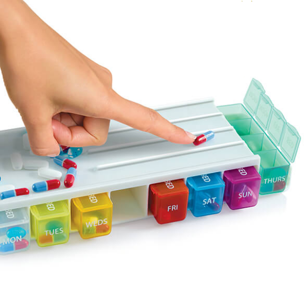 ⇉ Weekly Pill Sorter ONLY $18.95 This Weekend!