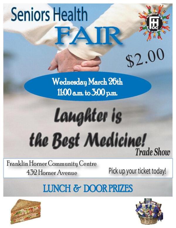 Starkmans at Annual Seniors' Health and Wellness Fair on Wednesday March 26th!