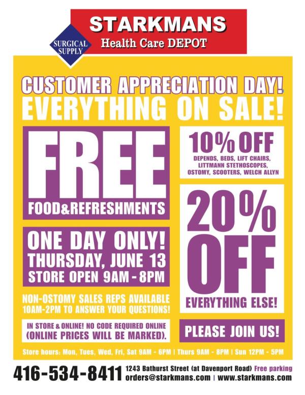 🍔 ☕ FREE Food & Refreshments! Customer Appreciation Day is this Thursday June 13th!