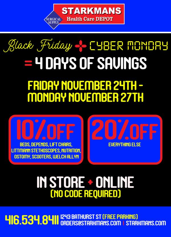 4 Day SALE!! Black Friday & Cyber Monday Sale Coming Soon!