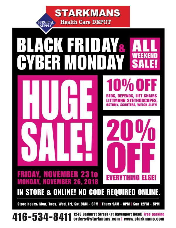 Black Friday-Cyber Monday Sale!