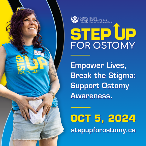 Join Ostomy Canada for Step Up for Ostomy 2024: Making a Difference Together!