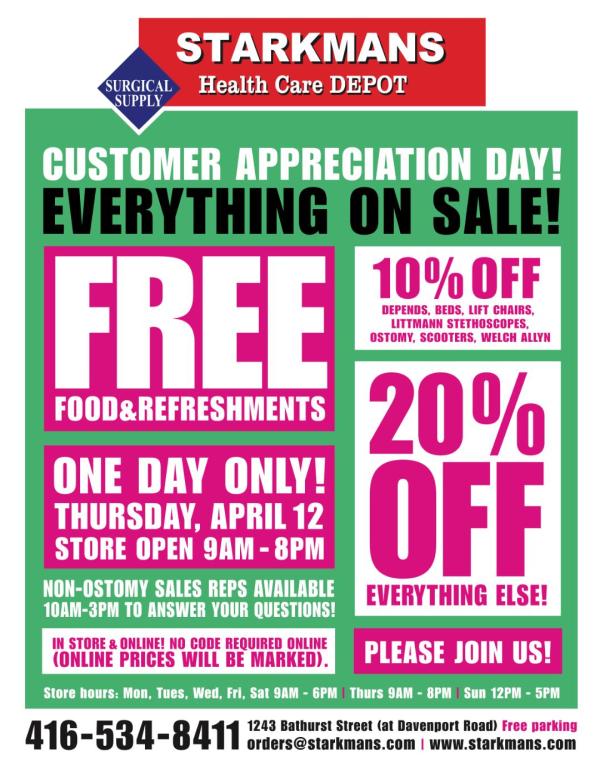 🎈 Mark Your Calendars!  Customer Appreciation Day is NEXT WEEK! 🎈