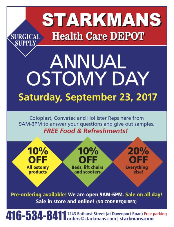 📢 Our ANNUAL OSTOMY DAY is this Saturday September 23rd!