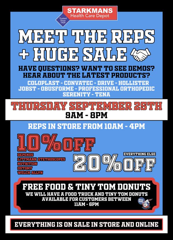📣SALE with Reps Here to Answer Questions & FREE FOOD! Thursday September 25th!
