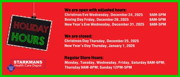 ❄️Holiday Hours 2025