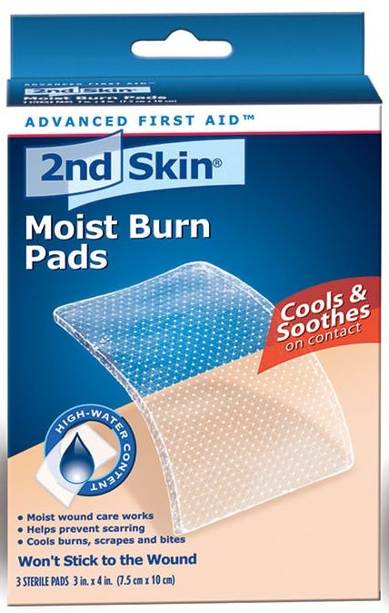 Spenco Second Skin Burn Pads 3 X 4 Large Box 3