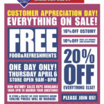 🌸 Customer Appreciation Day!  Thursday April 6th!  Everything On Sale!