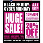 Black Friday-Cyber Monday Sale!