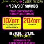 ⬛4-Day Black Friday & Cyber Monday Sale Starts Next Week!