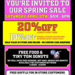 🌭HUGE SALE! Saturday April 5th! FREE Food from Food Trucks for ALL In Store Customers!