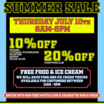 🕶Summer SALE on Thursday July 10th! FREE Food from Food Trucks for ALL In Store Customers!