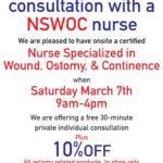 ☆ Ostomy Nurse Here for 1 Day! Book Your FREE 30-Minute Appointment for Saturday March 7th!